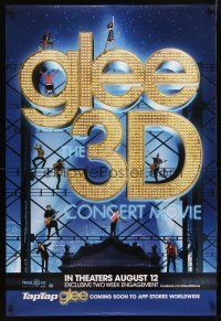 3p297 GLEE: THE 3D CONCERT MOVIE style A teaser DS 1sh '11 Cory Monteith, Dianna Agron, Lea Michele