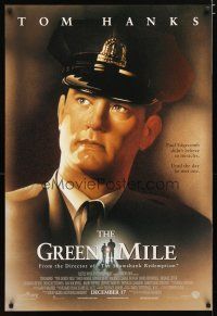 3p321 GREEN MILE int'l advance DS 1sh '99 cool artwork of Tom Hanks, Stephen King prison fantasy!