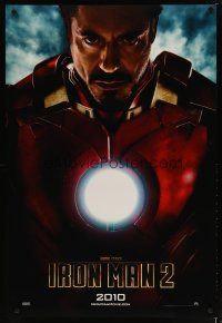 3p444 IRON MAN 2 teaser DS 1sh '10 Marvel, directed by Jon Favreau, Robert Downey Jr in title role!