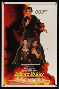 3p501 LICENCE TO KILL 1sh '89 Timothy Dalton as Bond, Carey Lowell, sexy Talisa Soto!