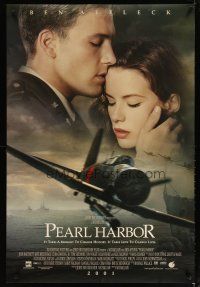 3p603 PEARL HARBOR int'l advance DS 1sh '01 Ben Affleck & Kate Beckinsale, World War II!