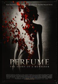 3p605 PERFUME: THE STORY OF A MURDERER advance DS 1sh '07 Rickman, Rachel Hurd-Wood, cool image!