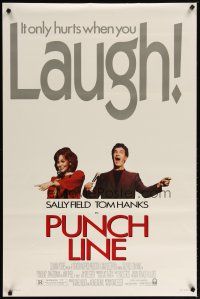 3p625 PUNCHLINE 1sh '87 Sally Field, Tom Hanks, John Goodman, stand-up comedy!