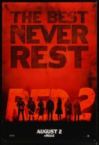 3p639 RED 2 teaser DS 1sh '13 John Malkovich, Mary-Louise Parker, Catherine-Zeta Jones!