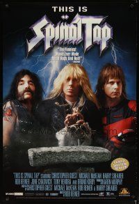 3p773 THIS IS SPINAL TAP video 1sh R00 Rob Reiner heavy metal rock & roll cult classic!