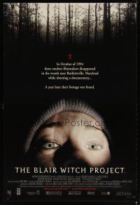 3r064 BLAIR WITCH PROJECT 2-sided video 1sh '99 Daniel Myrick & Eduardo Sanchez horror cult classic!