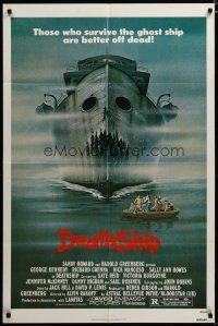 3r238 DEATH SHIP 1sh '80 those who survive are better off dead, cool haunted ocean liner art!