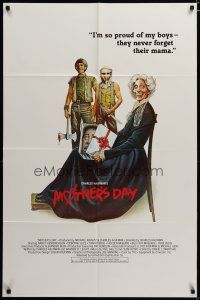3r365 MOTHER'S DAY 1sh '80 wild horror artwork, they'll never forget their mama!