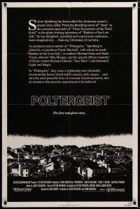 3r395 POLTERGEIST int'l 1sh '82 Tobe Hooper & Steven Spielberg, the first real ghost story!