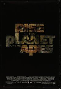 3r116 RISE OF THE PLANET OF THE APES style B advance DS 1sh '11 prequel to the 1968 sci-fi classic!