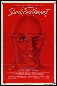 3r424 SHOCK TREATMENT 1sh '81 Rocky Horror follow-up, great artwork of demented doctor!
