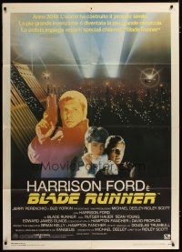 3s030 BLADE RUNNER Italian 1p '82 Ridley Scott sci-fi classic, Harrison Ford, Rutger Hauer