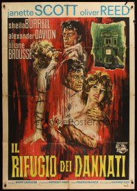 3s027 PARANOIAC Italian 1p '63 Hammer horror, Oliver Reed, completely different art!