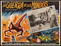 3s082 WAR OF THE WORLDS Mexican LC R65 H.G. Wells classic produced by George Pal, cool art!
