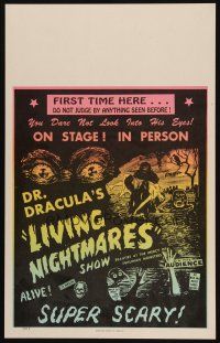 3s267 DR. DRACULA'S LIVING NIGHTMARE SHOW Benton REPRO WC '90s beauties at the mercy of monsters!