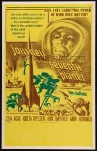 3s272 JOURNEY TO THE SEVENTH PLANET Benton REPRO WC '90s they have powers of mind over matter!