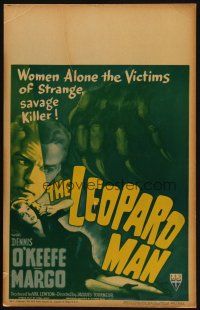 3s102 LEOPARD MAN WC '43 Jacques Tourneur, O'Keefe & Margo are victims of a strange killer!