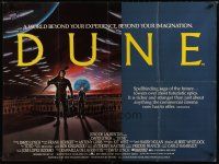 3t165 DUNE British quad '84 David Lynch sci-fi epic, Kyle MacLachlan in world beyond imagination!