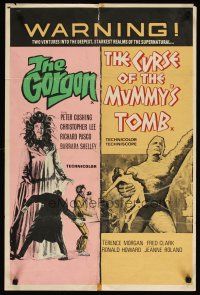 3t183 GORGON/CURSE OF THE MUMMY'S TOMB English double crown '64 starkest realms of supernatural!