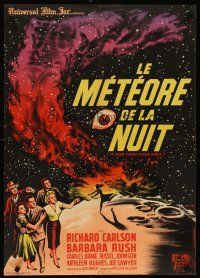 3t194 IT CAME FROM OUTER SPACE French 23x32 R62 Jack Arnold classic 3-D sci-fi, cool artwork!