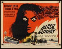 3t067 BLACK SUNDAY 1/2sh '61 Mario Bava, deep in this demon's eyes is a hidden unspeakable secret!