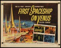 3t083 FIRST SPACESHIP ON VENUS 1/2sh '62 you are there on man's most exciting incredible journey!