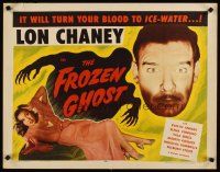 3t085 FROZEN GHOST 1/2sh R54 Lon Chaney Jr, sexy Evelyn Ankers, Inner Sanctum Mystery!