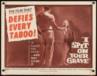 3t093 I SPIT ON YOUR GRAVE 1/2sh '63 the film that defies every taboo, he passed for white!