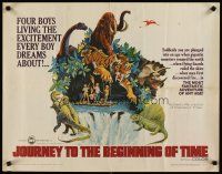 3t100 JOURNEY TO THE BEGINNING OF TIME 1/2sh '66 four boys live their dream of fighting dinosaurs!