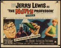 3t110 NUTTY PROFESSOR 1/2sh '63 wacky Jerry Lewis directs & stars w/pretty Stella Stevens!