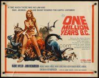 3t111 ONE MILLION YEARS B.C. 1/2sh '66 full-length sexiest prehistoric cave woman Raquel Welch!