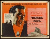 3t115 PREMATURE BURIAL 1/2sh '62 Edgar Allan Poe, cool Reynold Brown art of Ray Milland buried alive