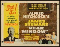 3t117 REAR WINDOW 1/2sh R62 Alfred Hitchcock shown with Jimmy Stewart & sexy Grace Kelly!