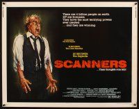 3t121 SCANNERS 1/2sh '81 David Cronenberg, in 20 seconds your head explodes, sci-fi art by Joann!