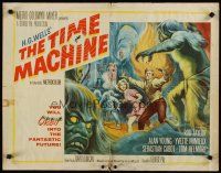 3t130 TIME MACHINE style A 1/2sh '60 H.G. Wells, George Pal, great Reynold Brown sci-fi artwork!