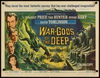 3t138 WAR-GODS OF THE DEEP 1/2sh '65 Vincent Price, Jacques Tourneur, most fantastic journey!