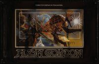 3t140 FLASH GORDON heavy stock horizontal foil special 25x38 '80 best art by Philip Castle!