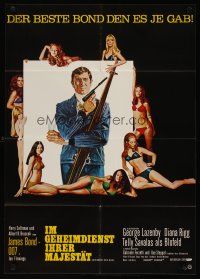 3w060 ON HER MAJESTY'S SECRET SERVICE German R80 George Lazenby's only appearance as James Bond