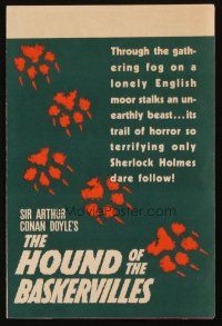 3w003 HOUND OF THE BASKERVILLES herald '39 Basil Rathbone as Sherlock Holmes, Nigel Bruce as Watson