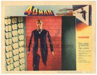 3w208 4D MAN LC #5 '59 Robert Lansing walks through walls of solid steel and stone!