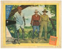 3w233 BWANA DEVIL LC #2 '53 Robert Stack, Nigel Bruce & another with guns, directed by Arch Oboler!