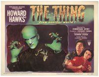 3w334 THING Fantasy #9 LC '90s Howard Hawks, best close up of James Arness as the plant creature!