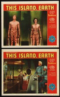3w182 THIS ISLAND EARTH 2 REPRODUCTION LCs '80s cool image of the transformation scene & more!