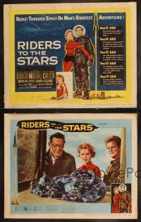 3w127 RIDERS TO THE STARS 8 LCs '54 astronaut William Lundigan rockets through space!