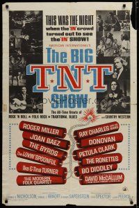 3x086 BIG T.N.T. SHOW 1sh '66 all-star rock & roll, traditional blues, country western & folk rock
