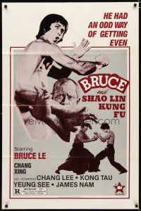 3x134 BRUCE & SHAO-LIN KUNG FU video 1sh R83 Chang Lee has an odd way of getting even, martial arts!