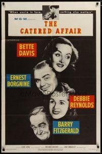 3x161 CATERED AFFAIR 1sh '56 Debbie Reynolds, Bette Davis, Ernest Borgnine, Barry Fitzgerald