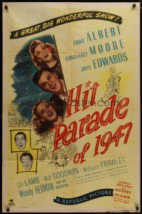 3x363 HIT PARADE OF 1947 1sh '47 Eddie Albert, Woody Herman, a great big wonderful show!