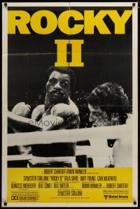 3x684 ROCKY II 1sh '79 Sylvester Stallone & Carl Weathers fight in boxing sequel!