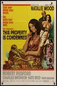 3x852 THIS PROPERTY IS CONDEMNED int'l 1sh '66 call Natalie Wood what you want & do what you will!